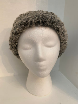 Gray Persian Fur Headband