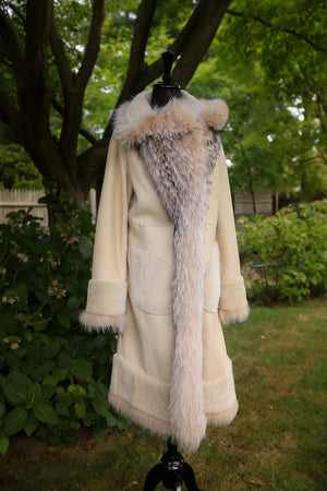 Sheared Persian Lamb w/ Rex Chinchilla and Raccoon Trim Jacket
