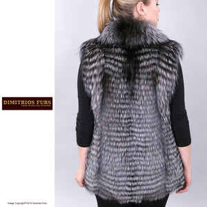Custom Fur - Silver Fox Vest