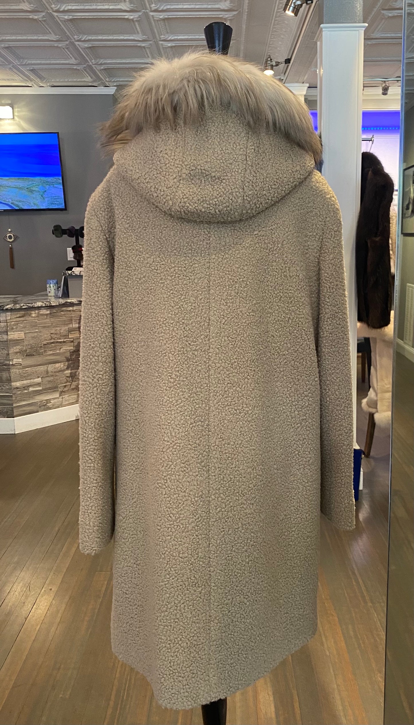 Cream Senza Etichetta Cashmere Coat
