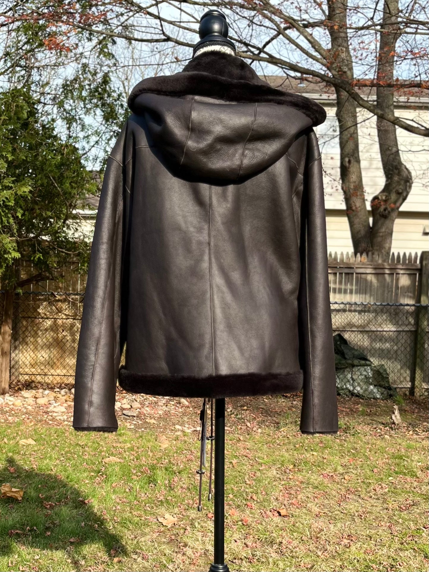CLASSIC SHEARLING JKT HOOD - HEM DRAWSTRING