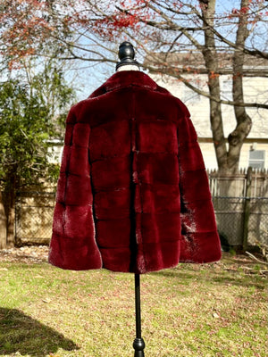 BURGUNDY MINK HORIZONTAL