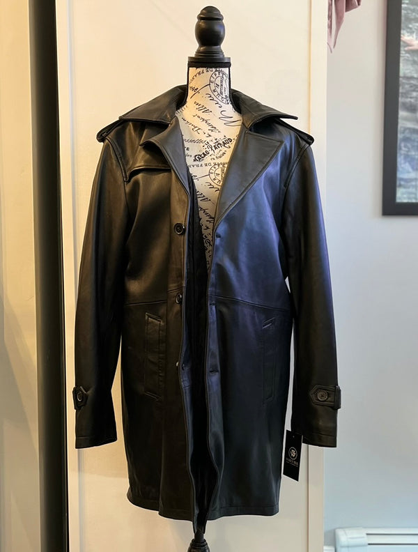 LEATHER COAT