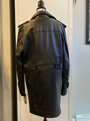 LEATHER COAT