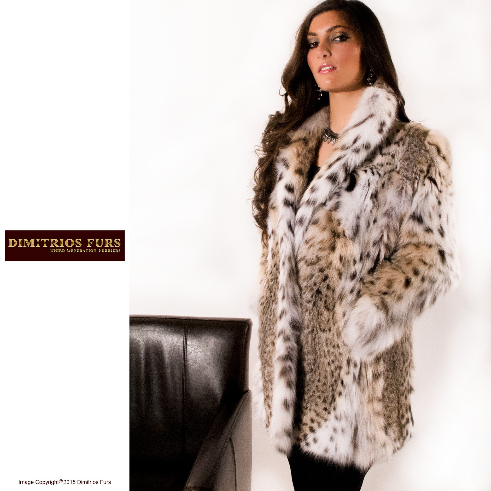 Fur Coat Canadian Lynx Coat Dimitrios Furs - Main Image