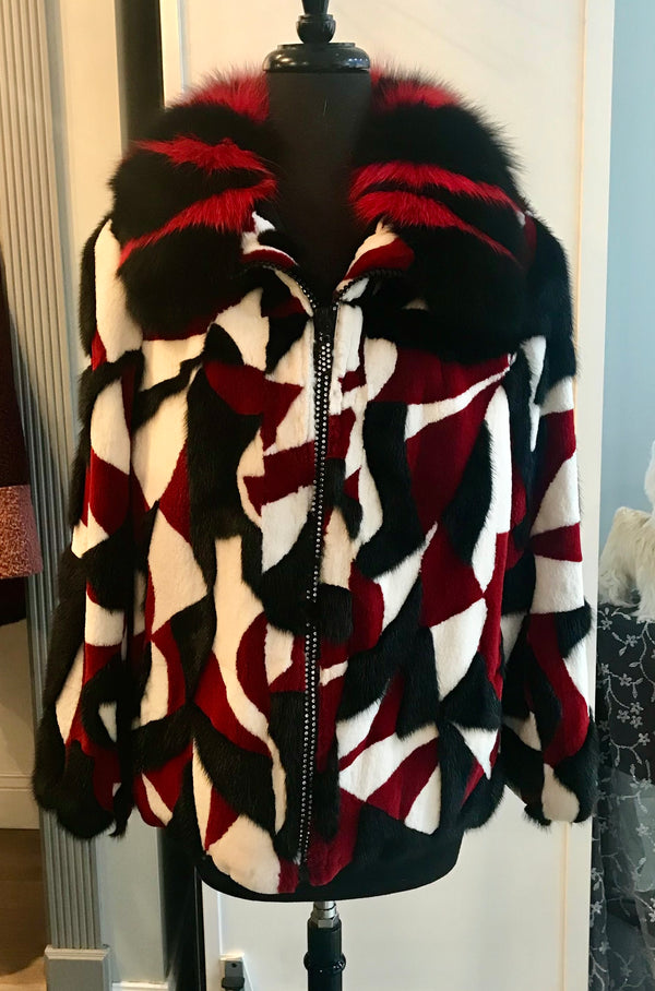 MINK JACKET MULTICOLOR