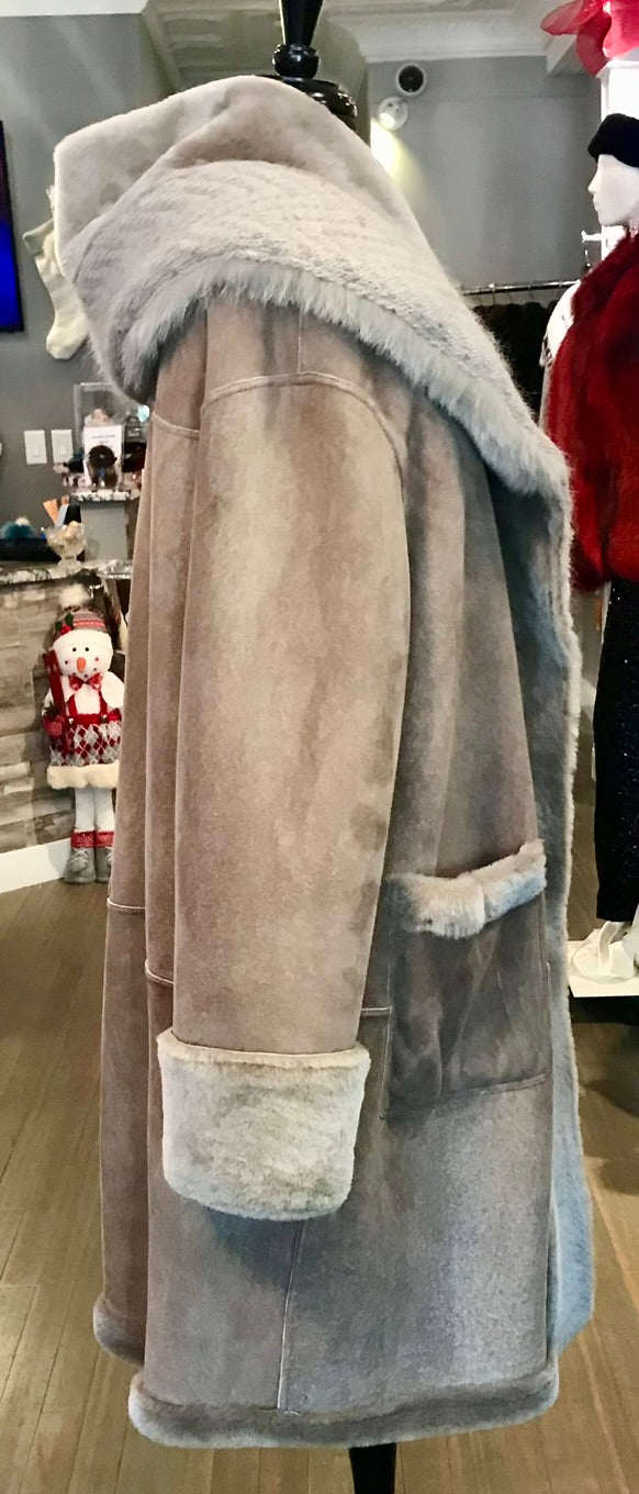 REVERSABLE ASTRAKHAN LAMB COAT