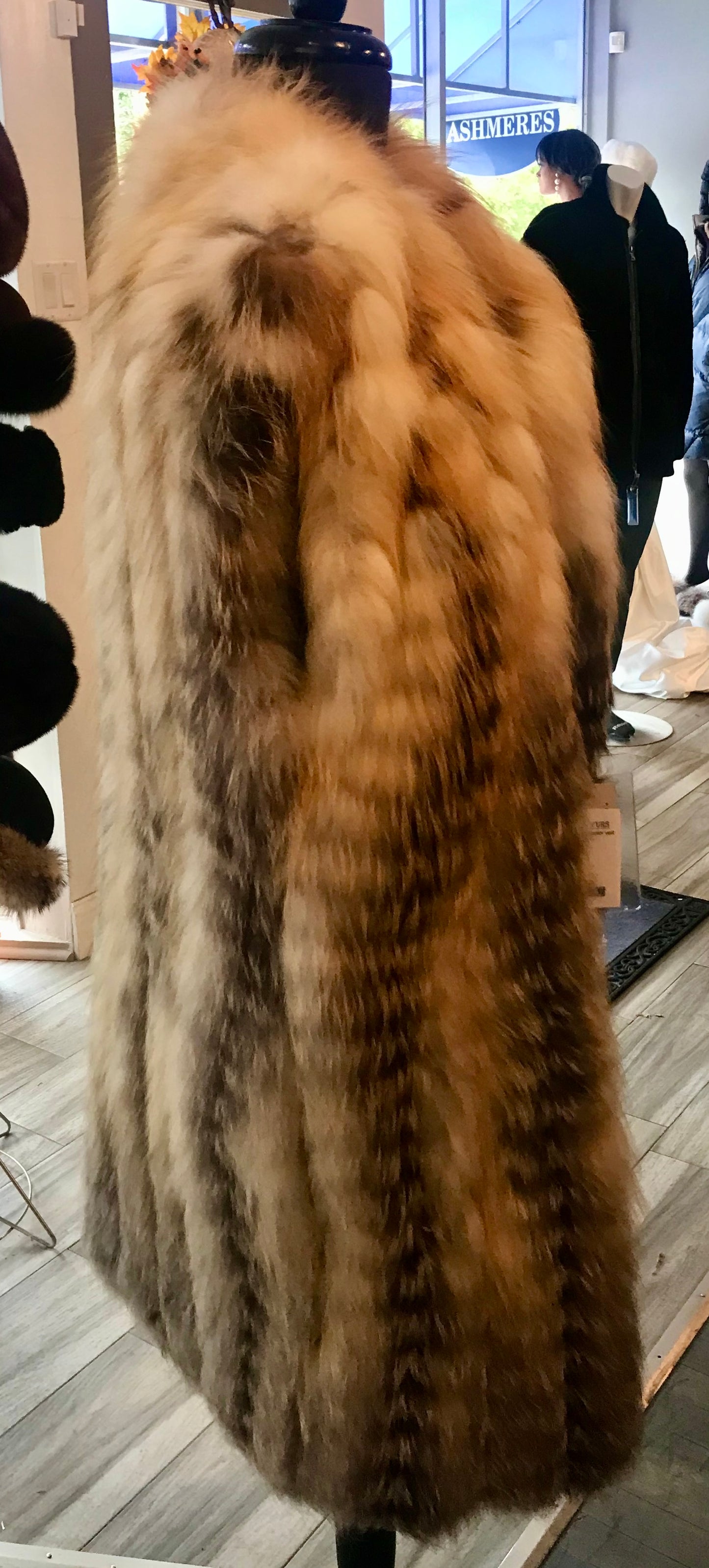 SEMI DUSTER VEST FEATHER GOLDEN ISLAND FOX