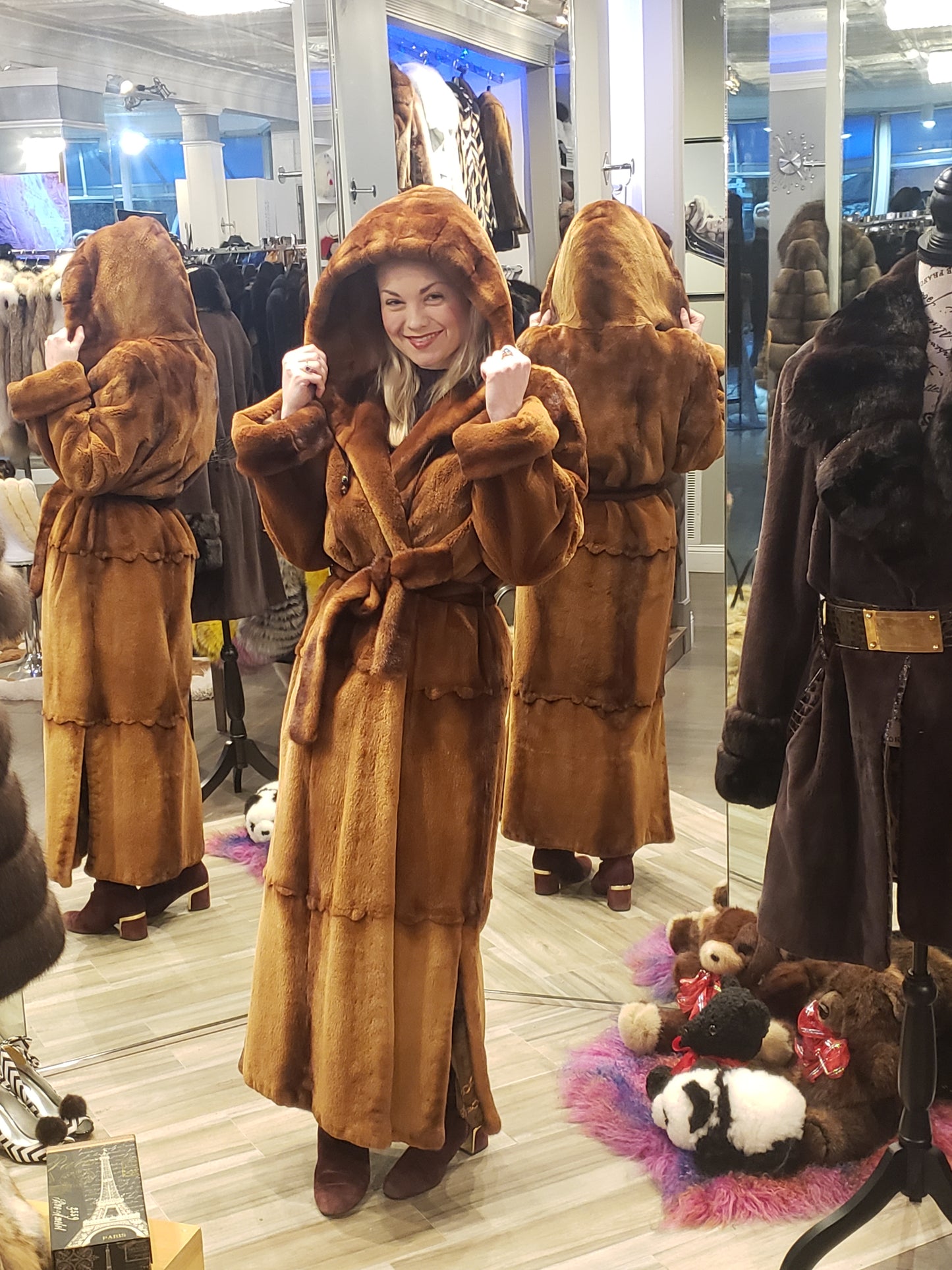 Full Length.Mink Coat