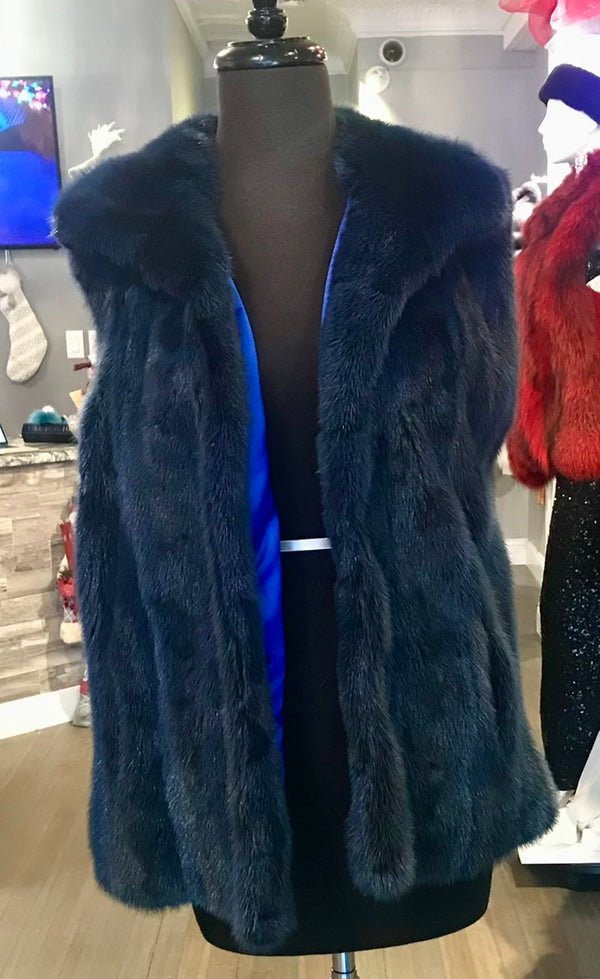 DY BLUE MINK VEST