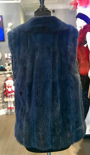 DY BLUE MINK VEST