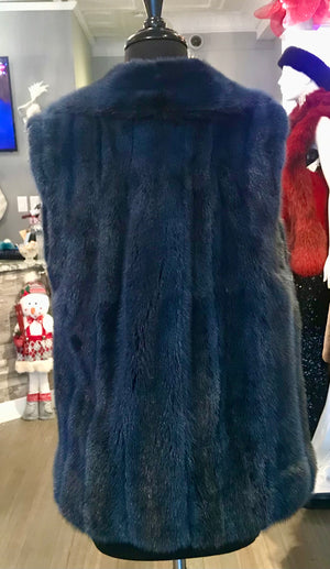 DY BLUE MINK VEST