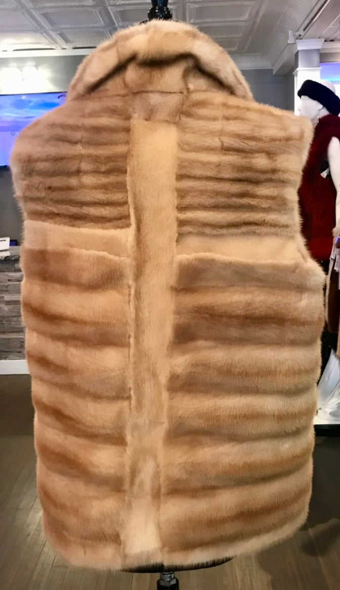 AUTUMN MINK HORIZONTAL VEST