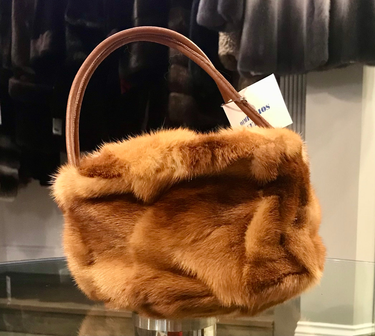PILLBOX HAND BAG