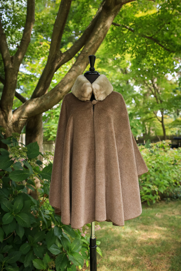 Alpaca & Cashmere Blend Cape