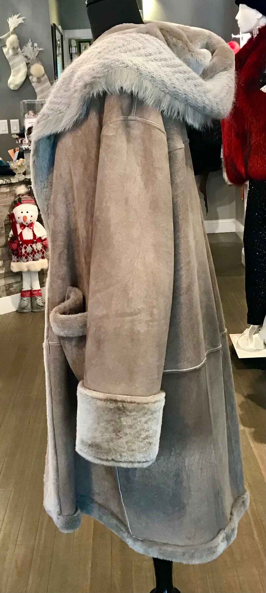 REVERSABLE ASTRAKHAN LAMB COAT
