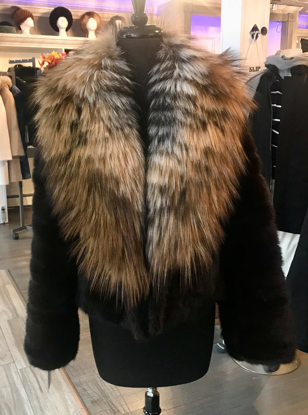 GOLDEN FOX WITH FEATHER FOX INSERTS