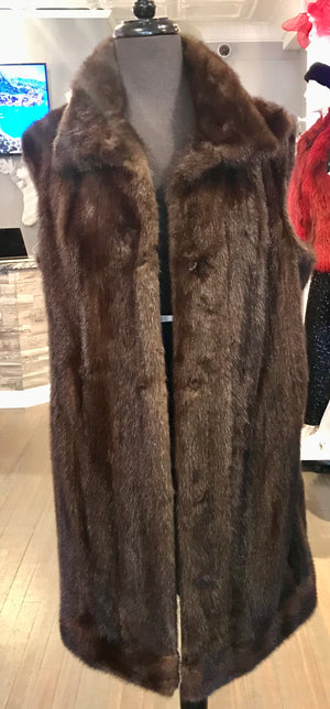 MINK DUSTER VEST