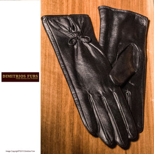 Women's Lambskin Leather Gloves - Rome
