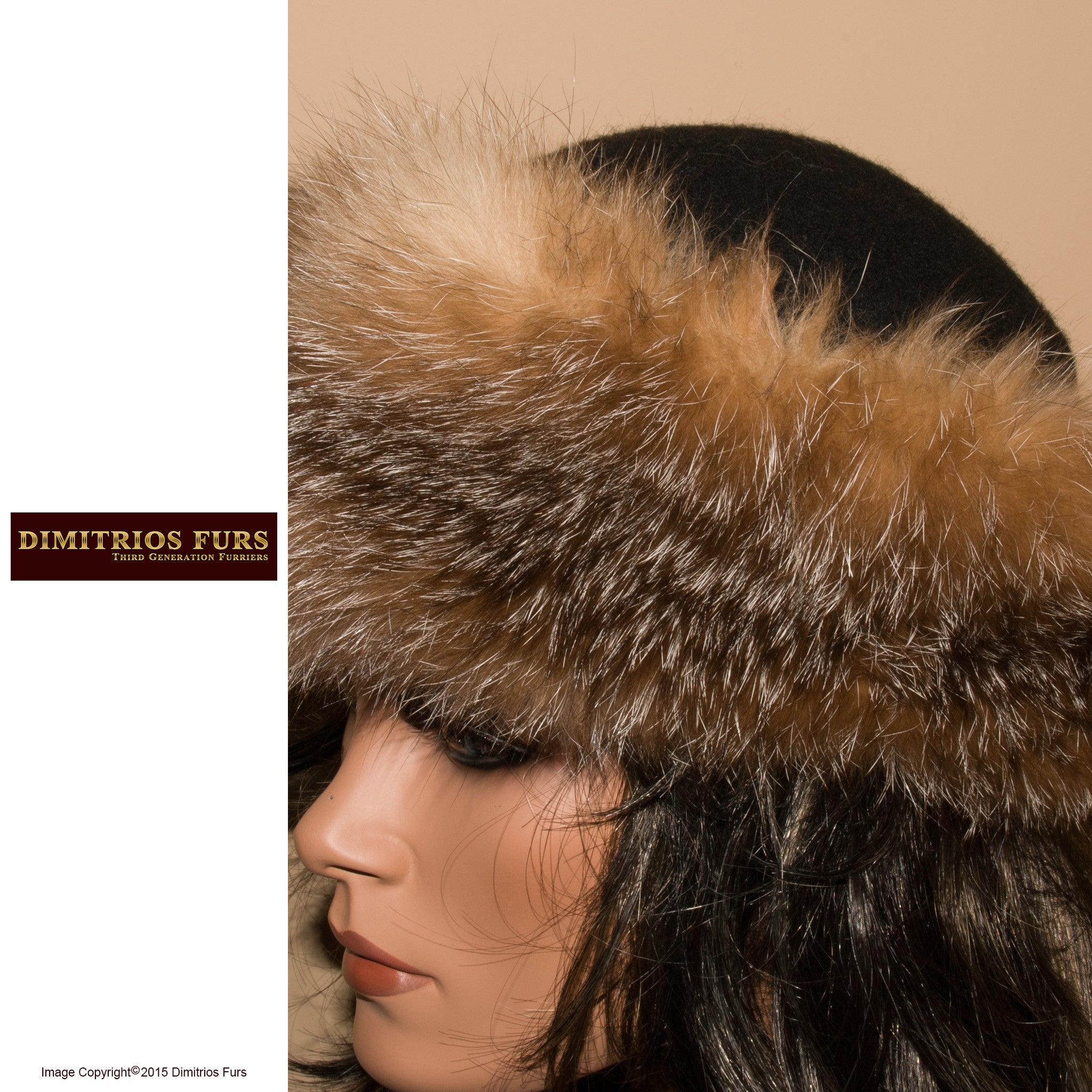 Fox fur hats cheap women's