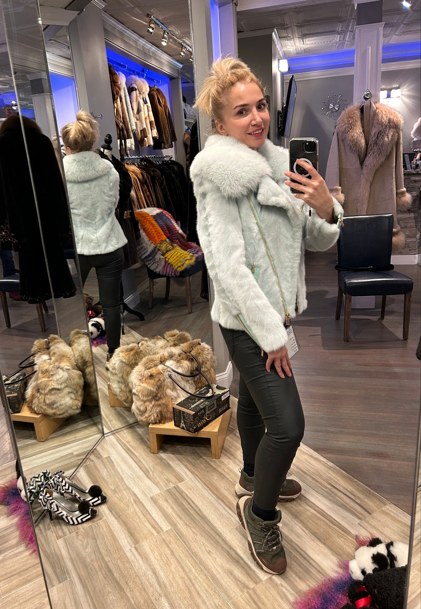 Aqua Blue Mink/Fox