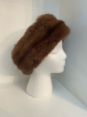 Brown Mink Headband