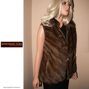 Fur Remodeling Idea 0019 - Mink Leather Vest