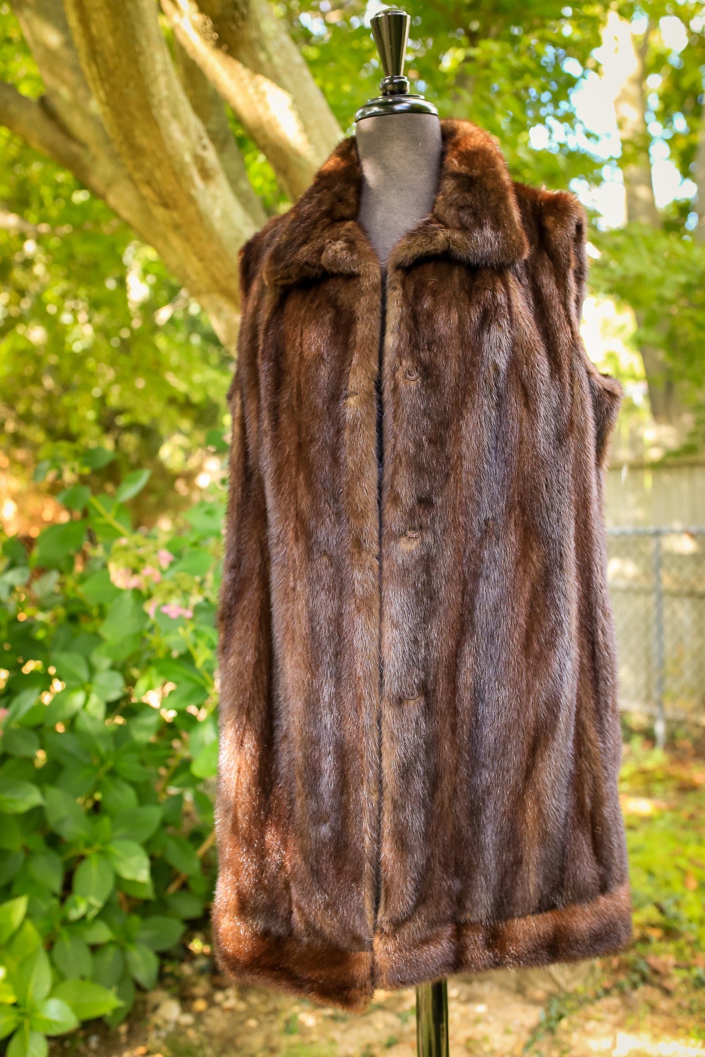 Luna Mink Duster Vest