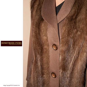 Fur Remodeling Idea 0020 - Mink Cashmere Jacket with a vintage vibe