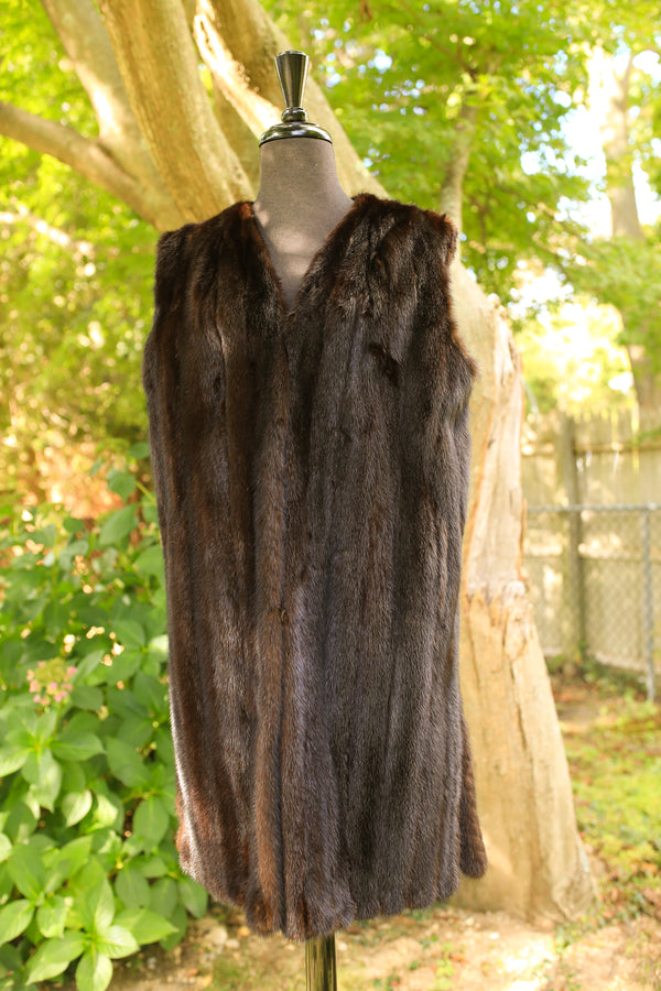 Ranch Mink Duster Vest