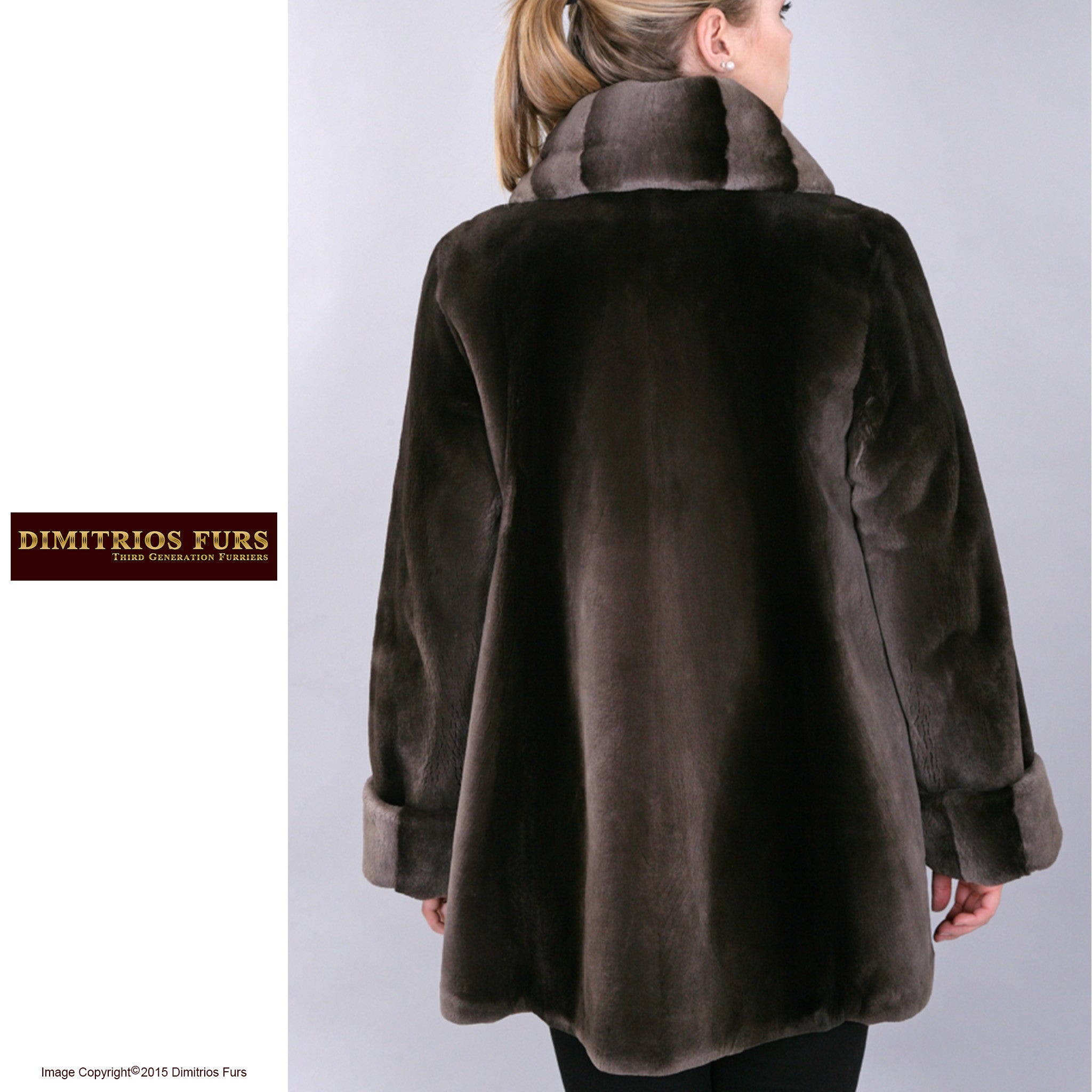 Custom Fur - Sheared Beaver Stroller - Phantom