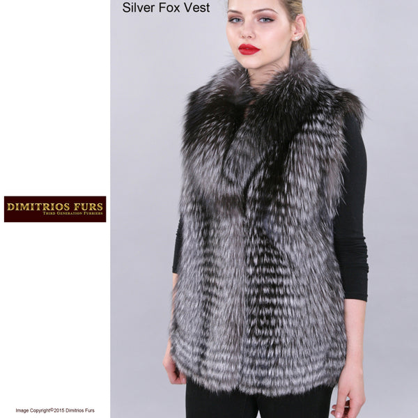 Custom Fur - Silver Fox Vest