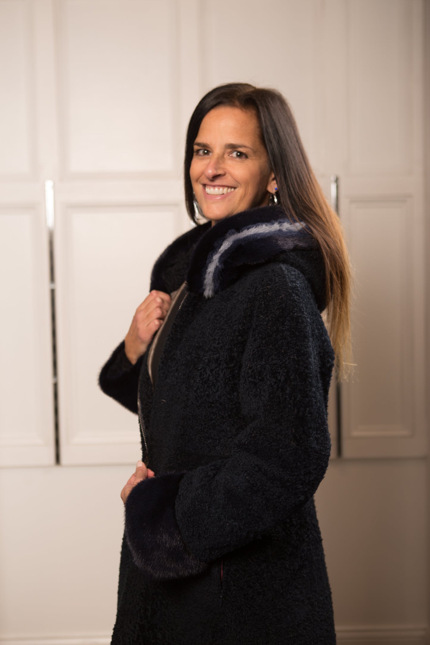 Astrakhan Zipper Jacket