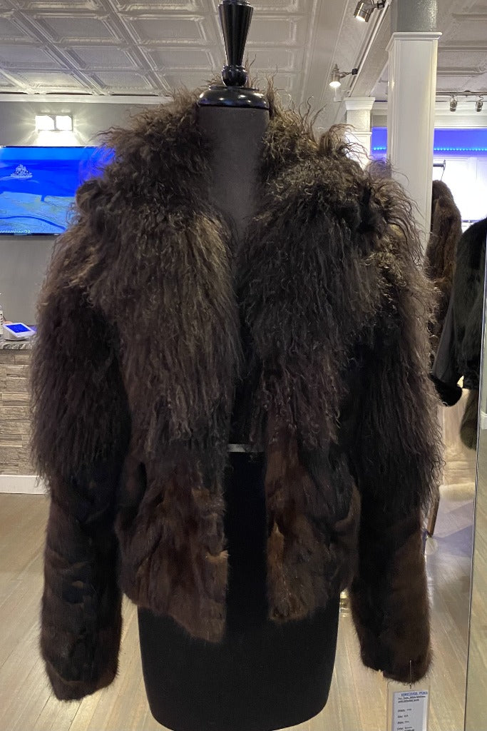 Reversible Mink Fur Bomber - 100% Real Fur